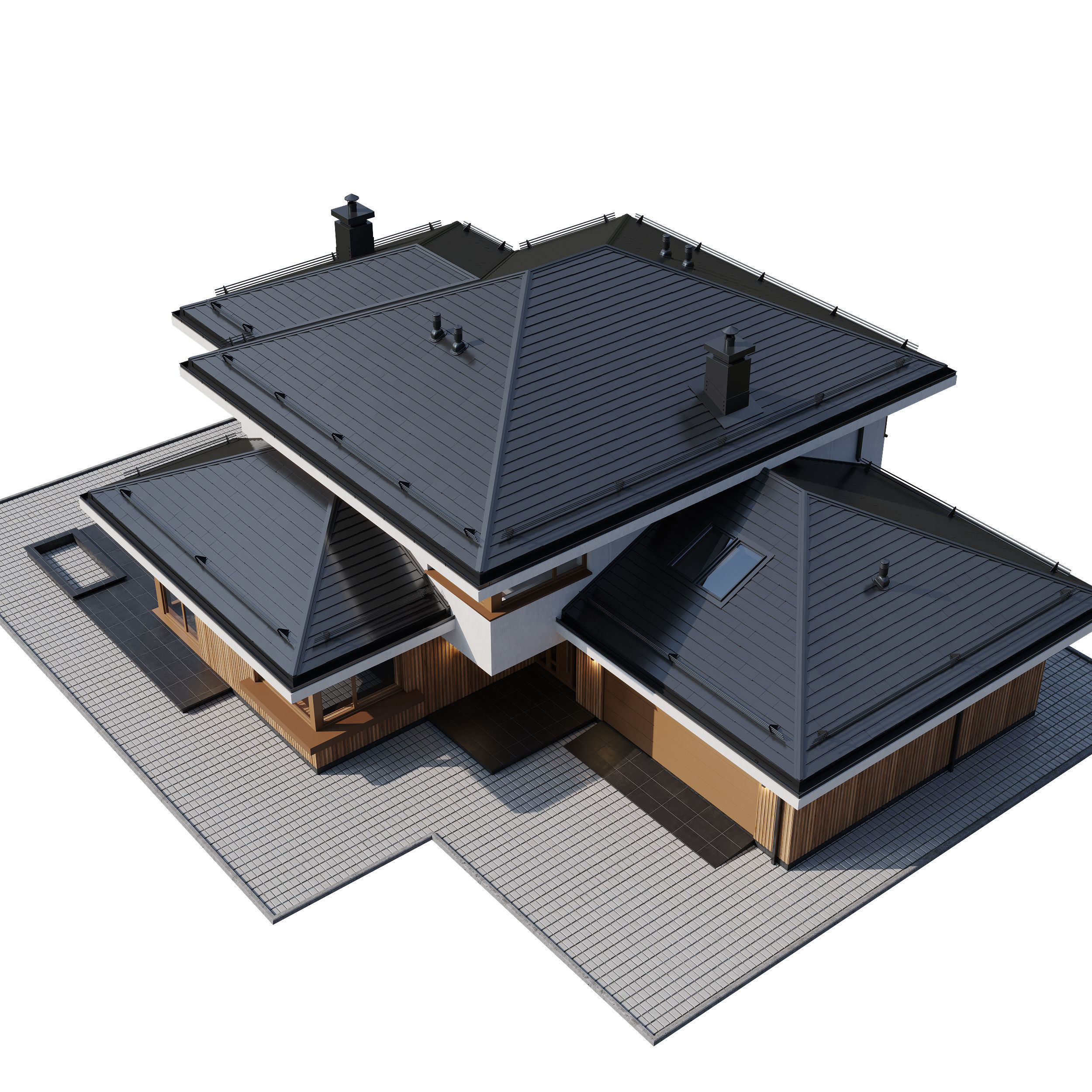 Zubrycki house 3D model_12