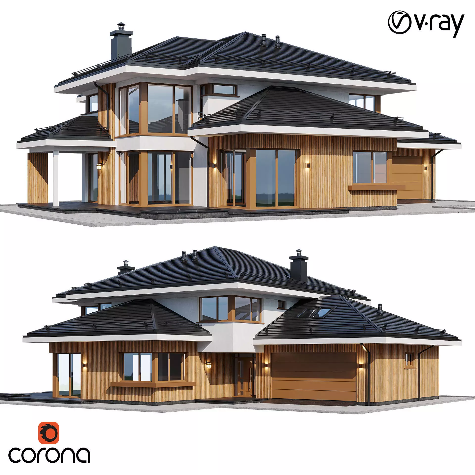 Zubrycki house 3D model_0