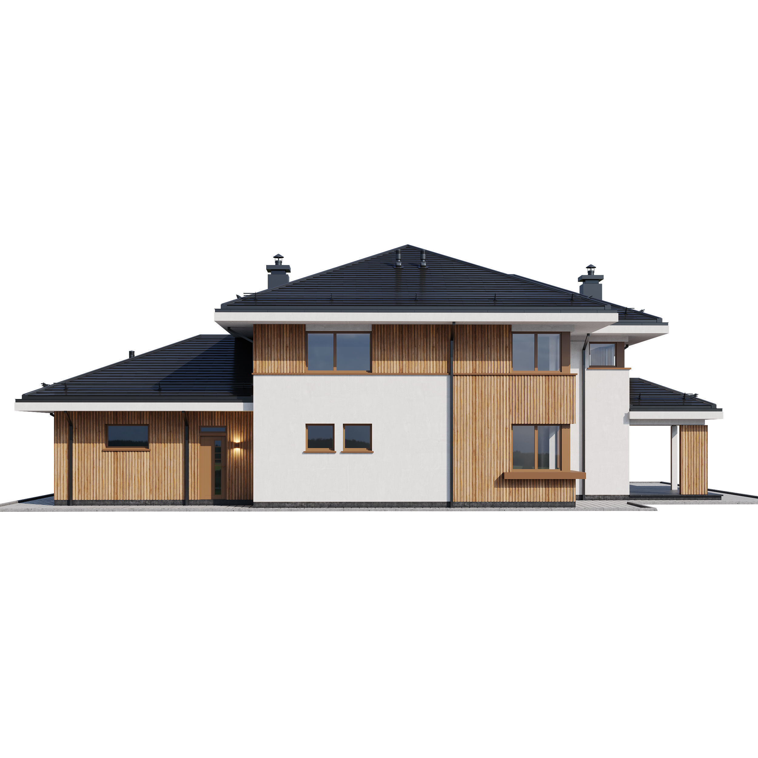 Zubrycki house 3D model_9