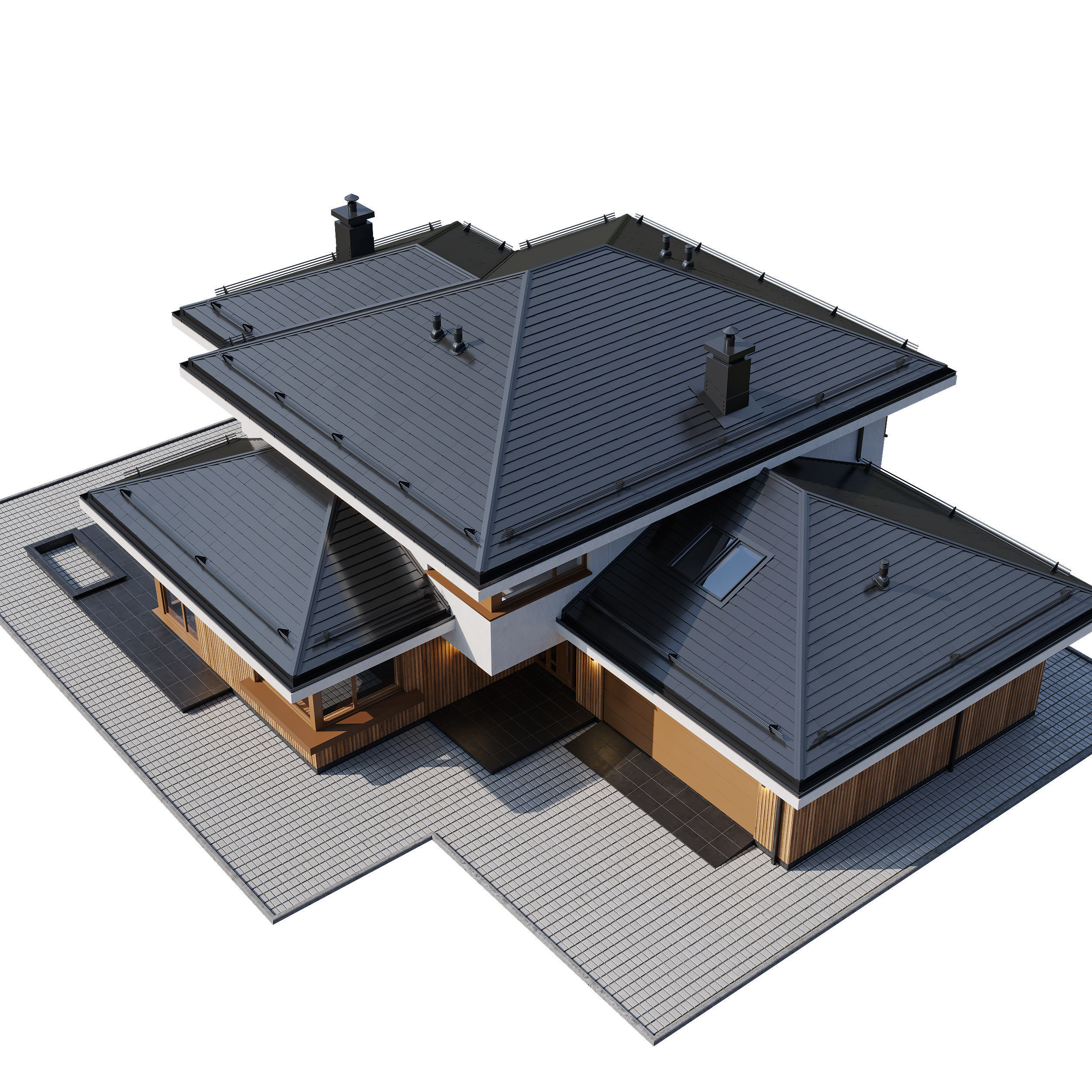 Zubrycki house 3D model_11
