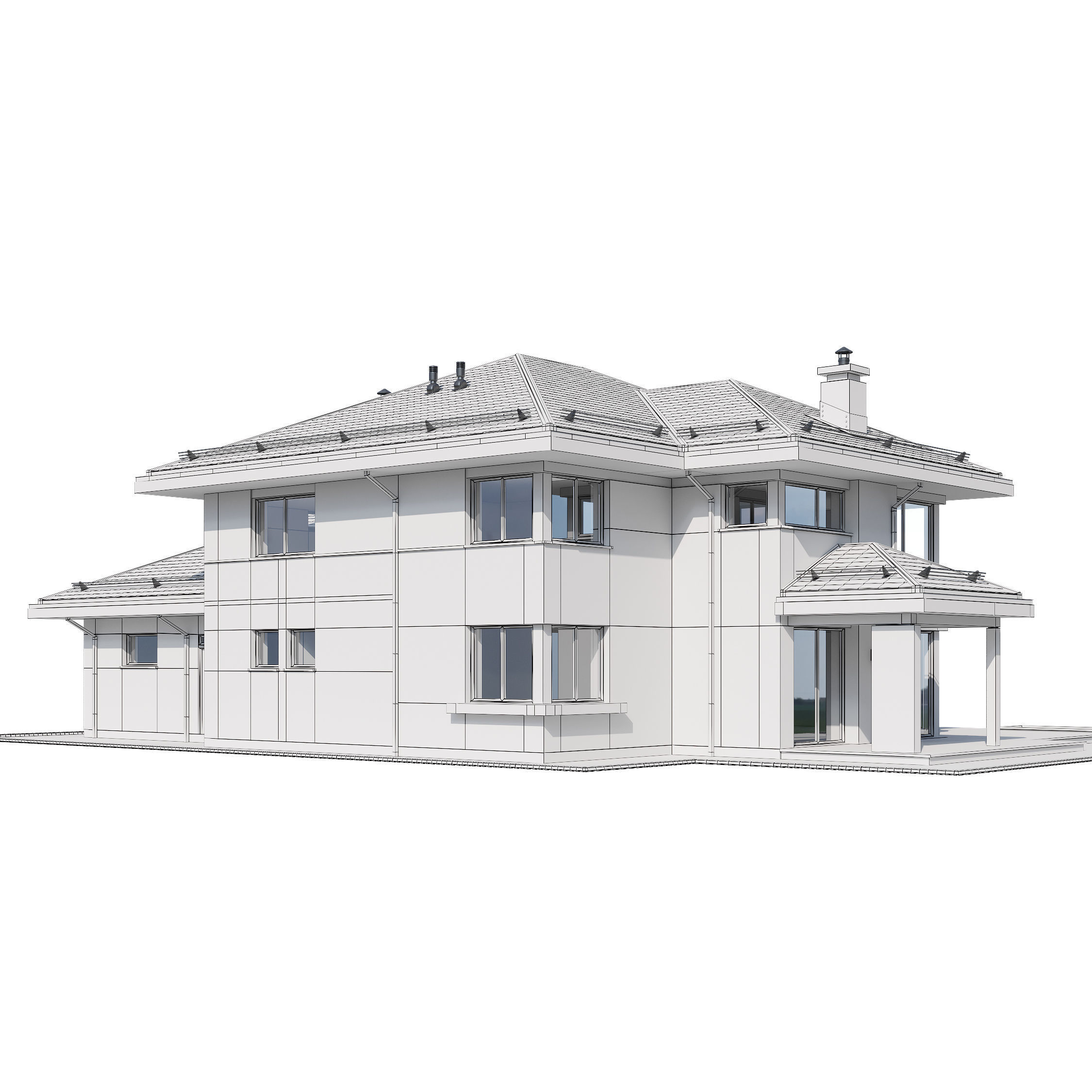 Zubrycki house 3D model_17