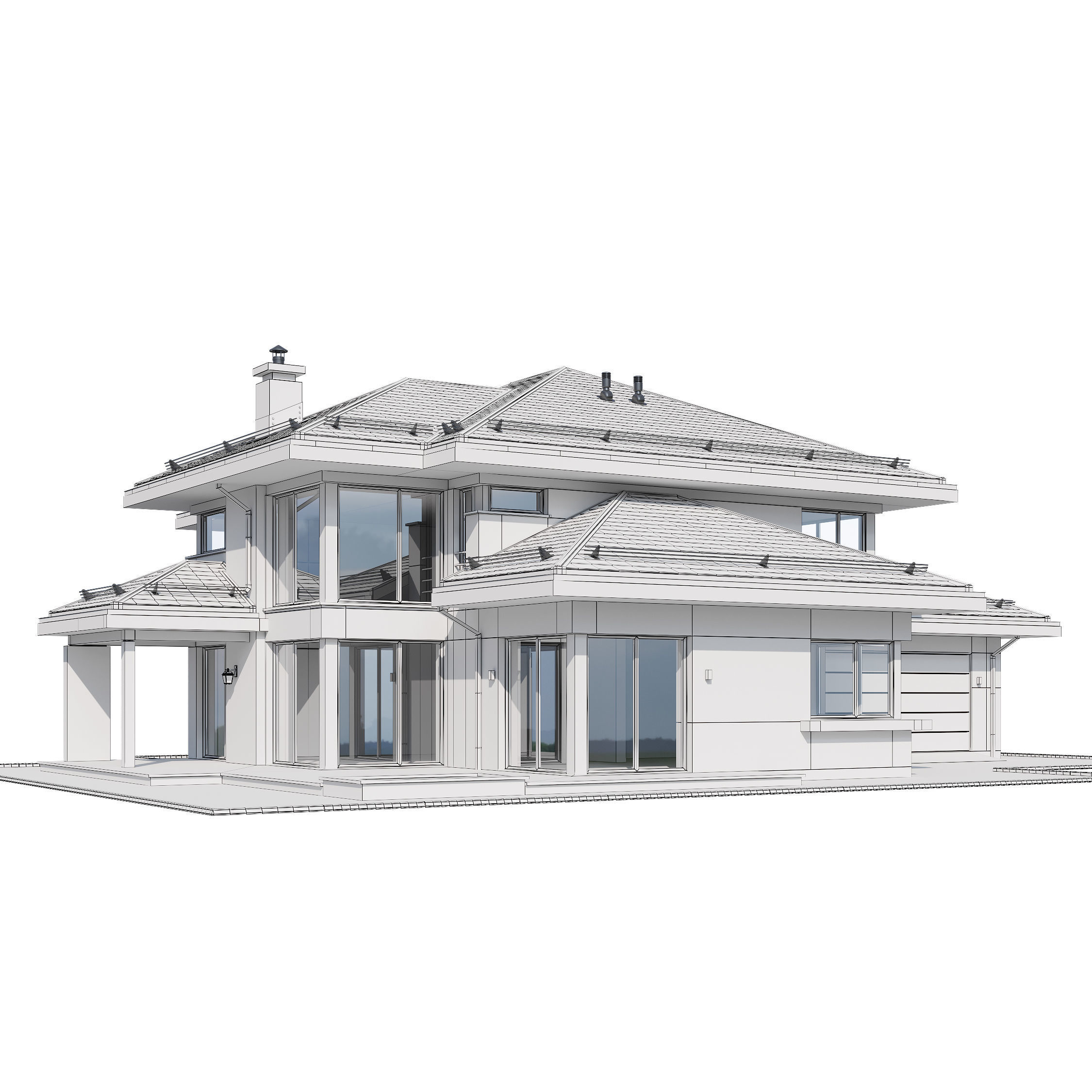 Zubrycki house 3D model_15