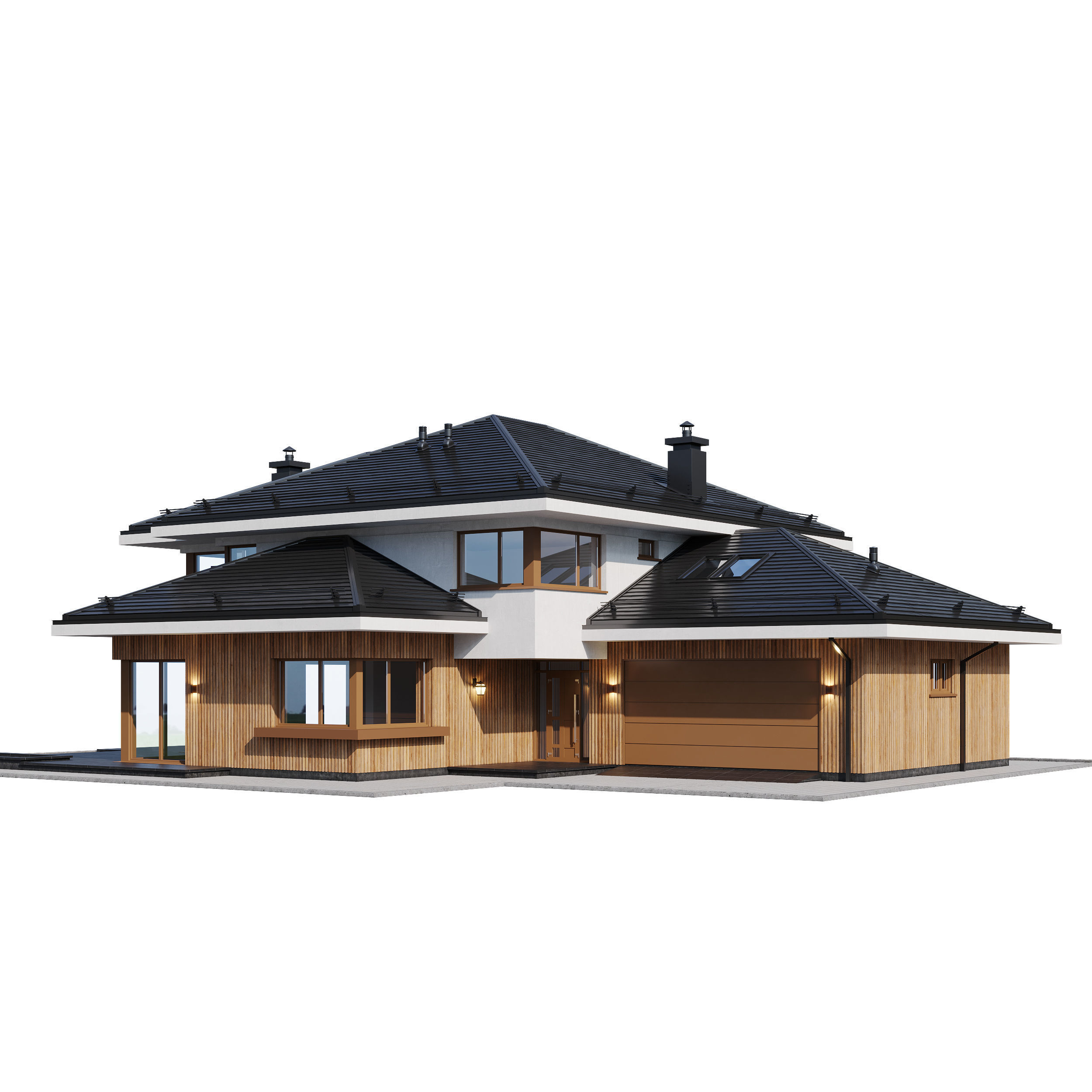 Zubrycki house 3D model_6