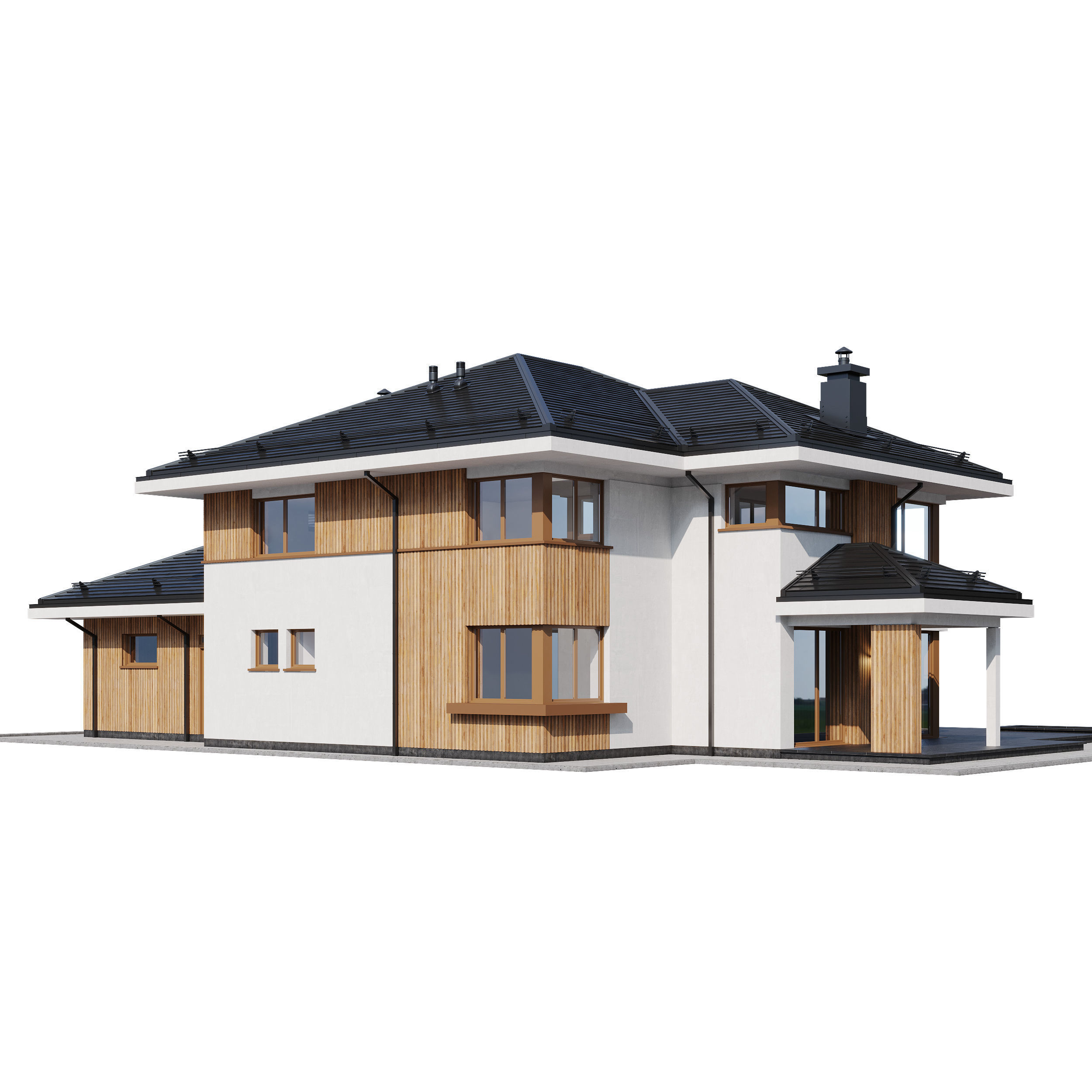 Zubrycki house 3D model_5