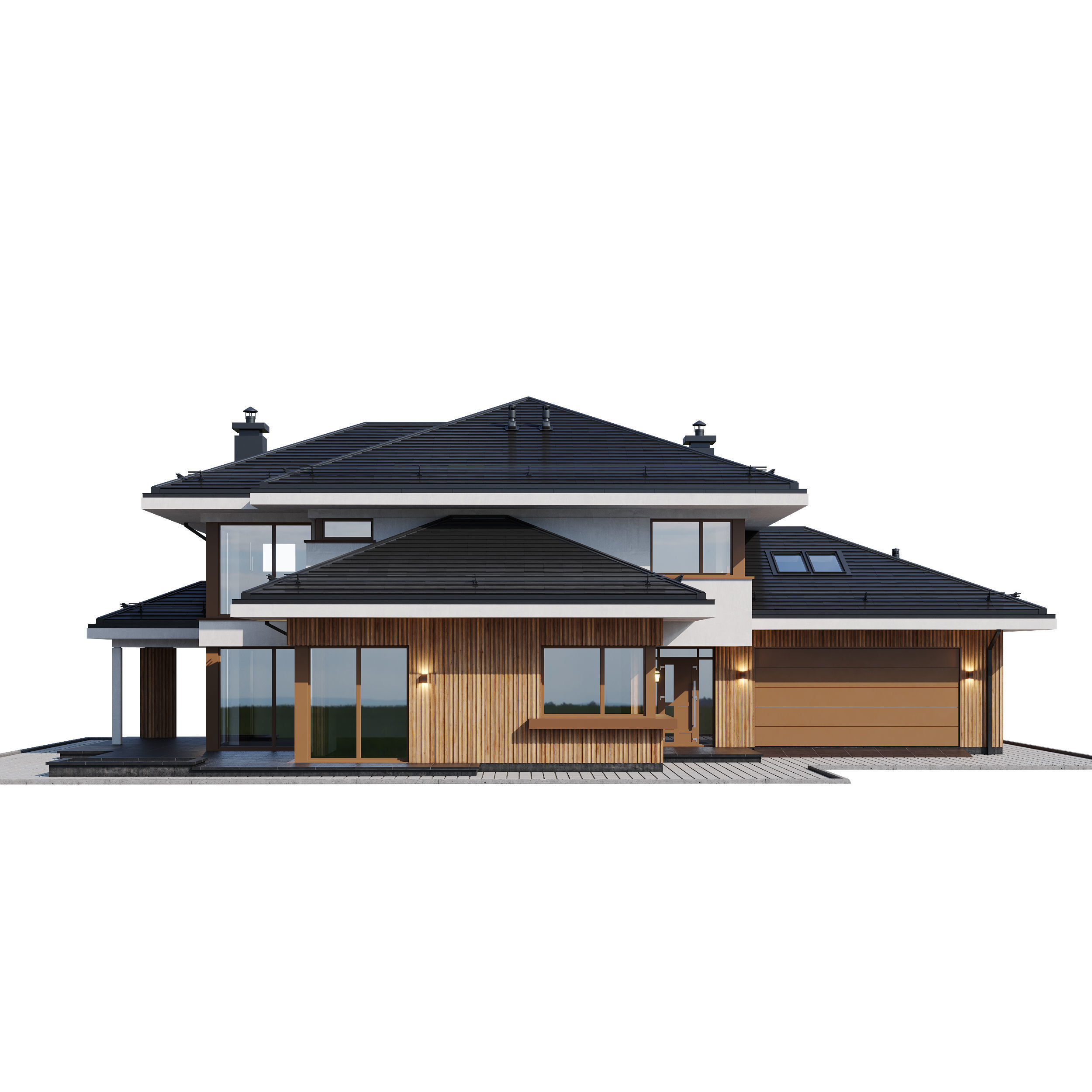 Zubrycki house 3D model_7