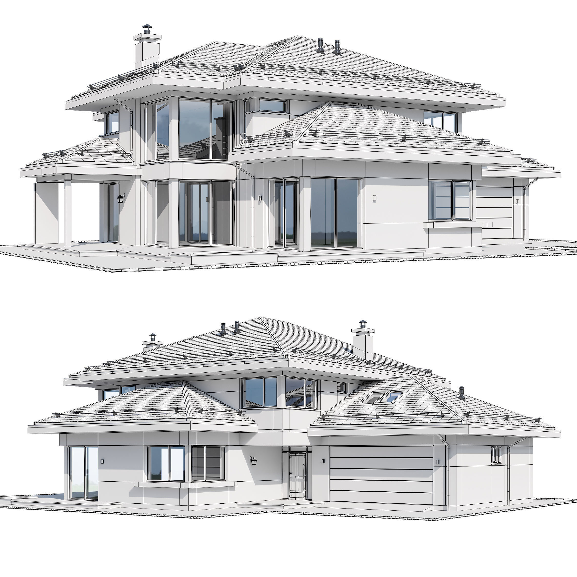 Zubrycki house 3D model_14