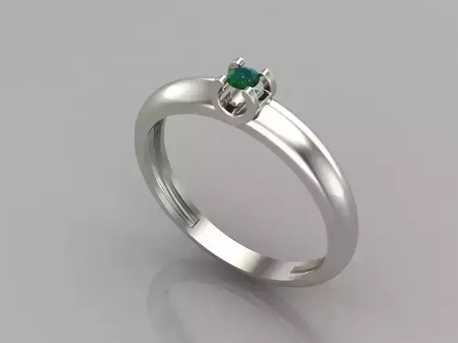 Single Stone Women Rings 3DM Render Files Machine Ready 35