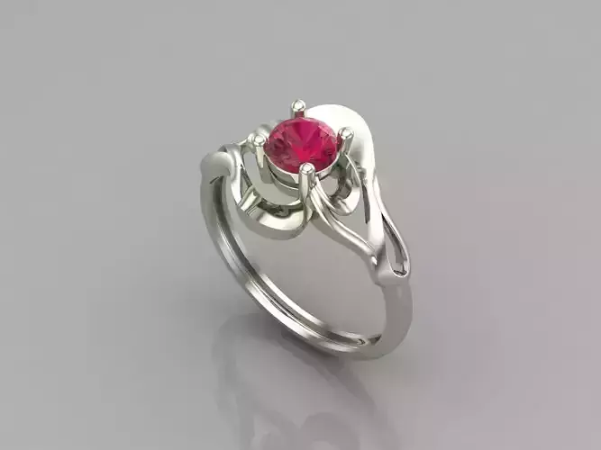 Single Stone Women Rings 3DM Render Files Machine Ready 30