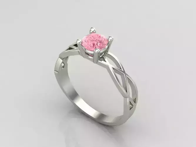 Single Stone Women Rings 3DM Render Files Machine Ready 3