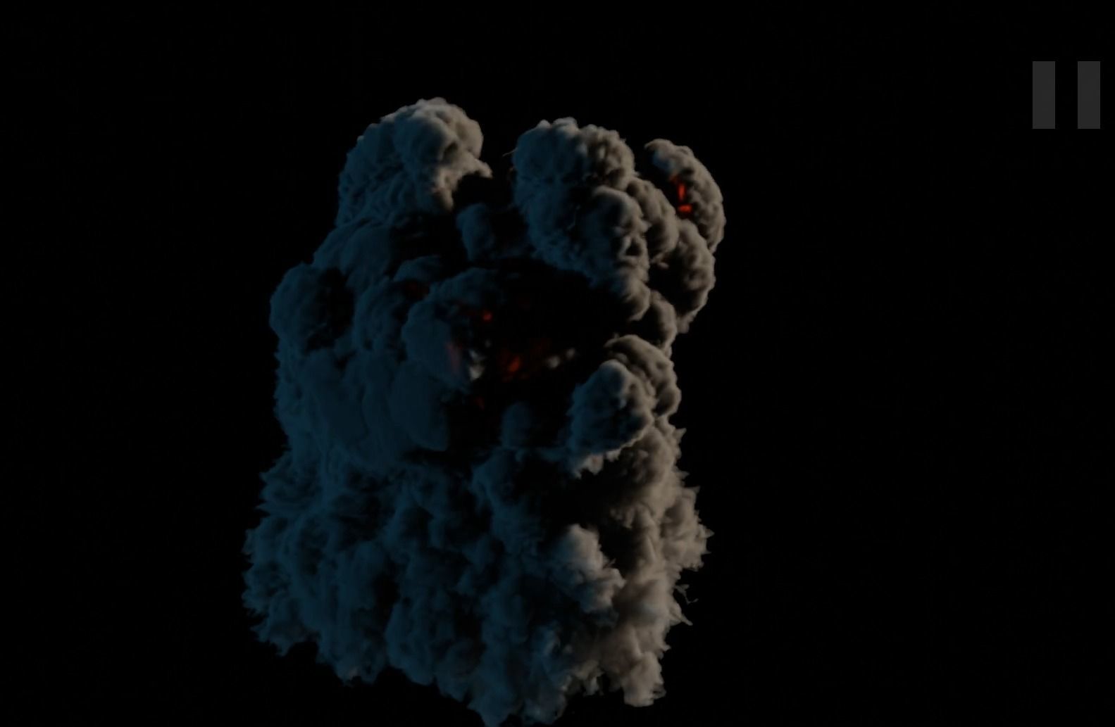 Explosion ball of fire 3D model_10