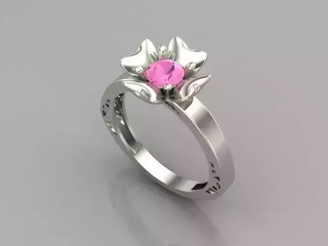 Single Stone Women Rings 3DM Render Files Machine Ready 28