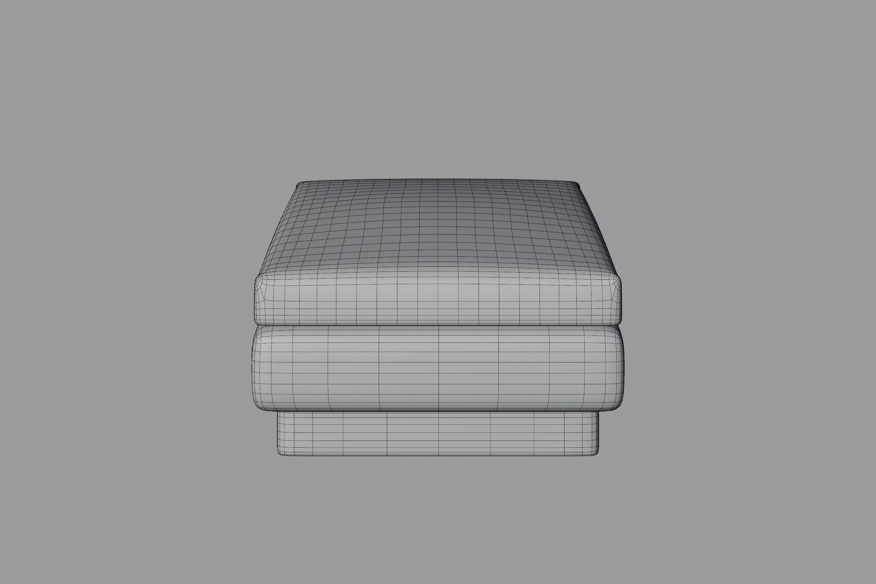Free Ottoman Free low-poly 3D model_14