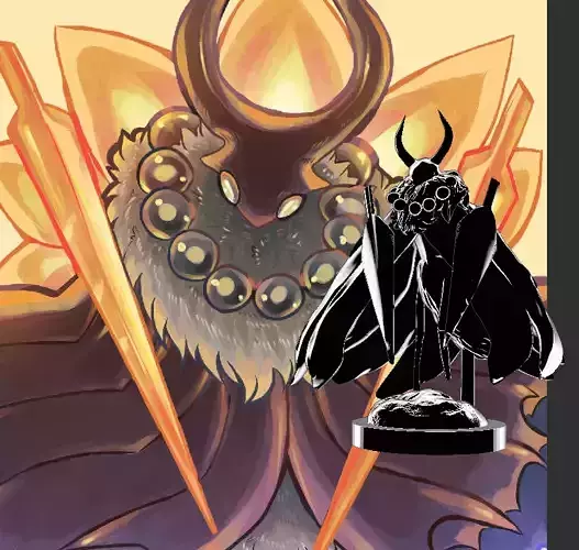 Markoth Hollow Knight No Split 3D print model