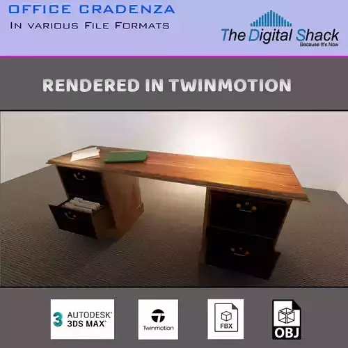 3D Credenza Asset Demo
