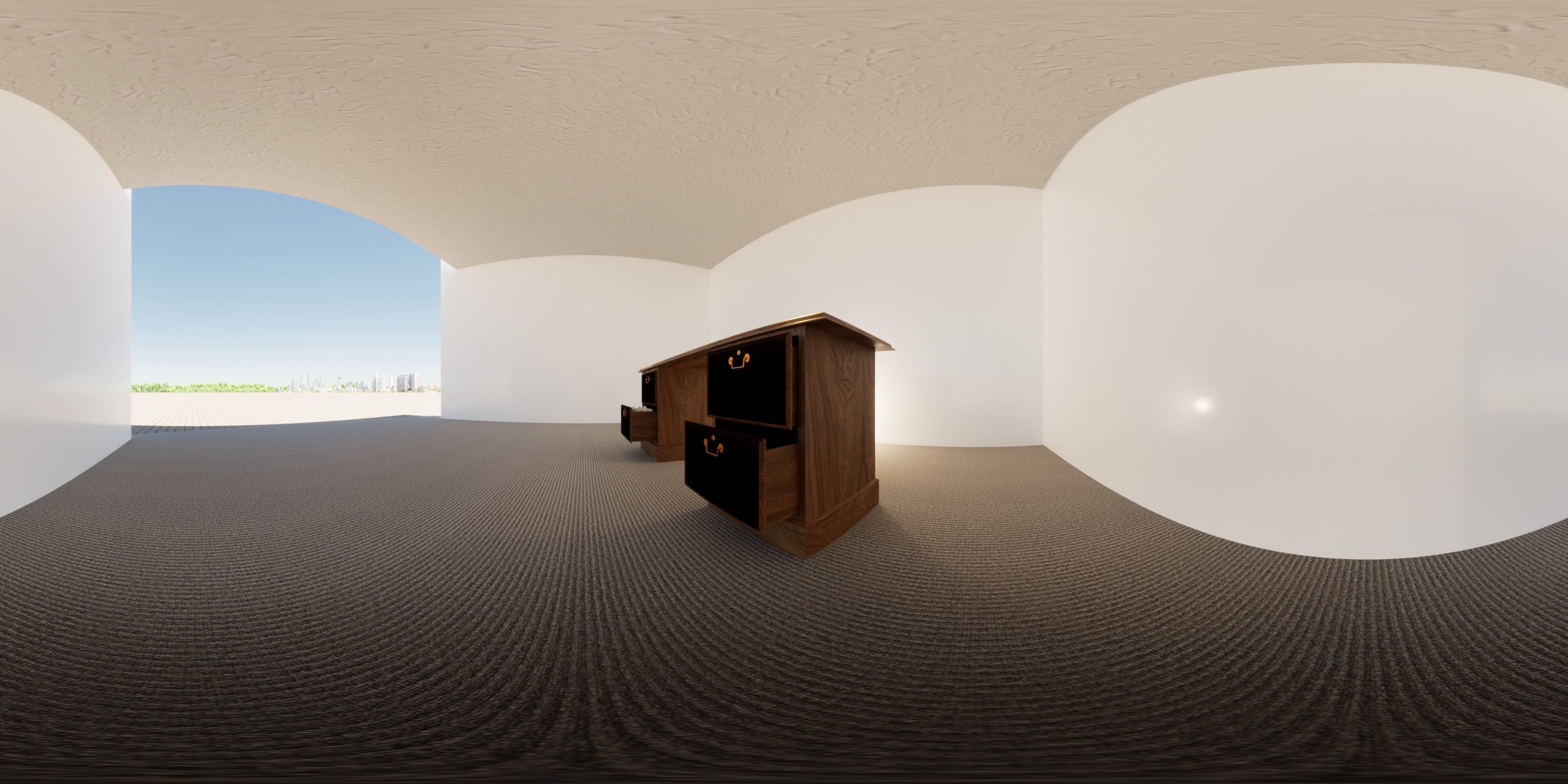 3D Credenza Asset Demo 3D model_10