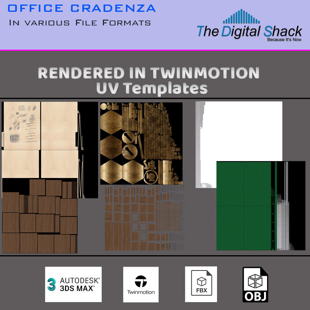 3D Credenza Asset Demo 3D model_11