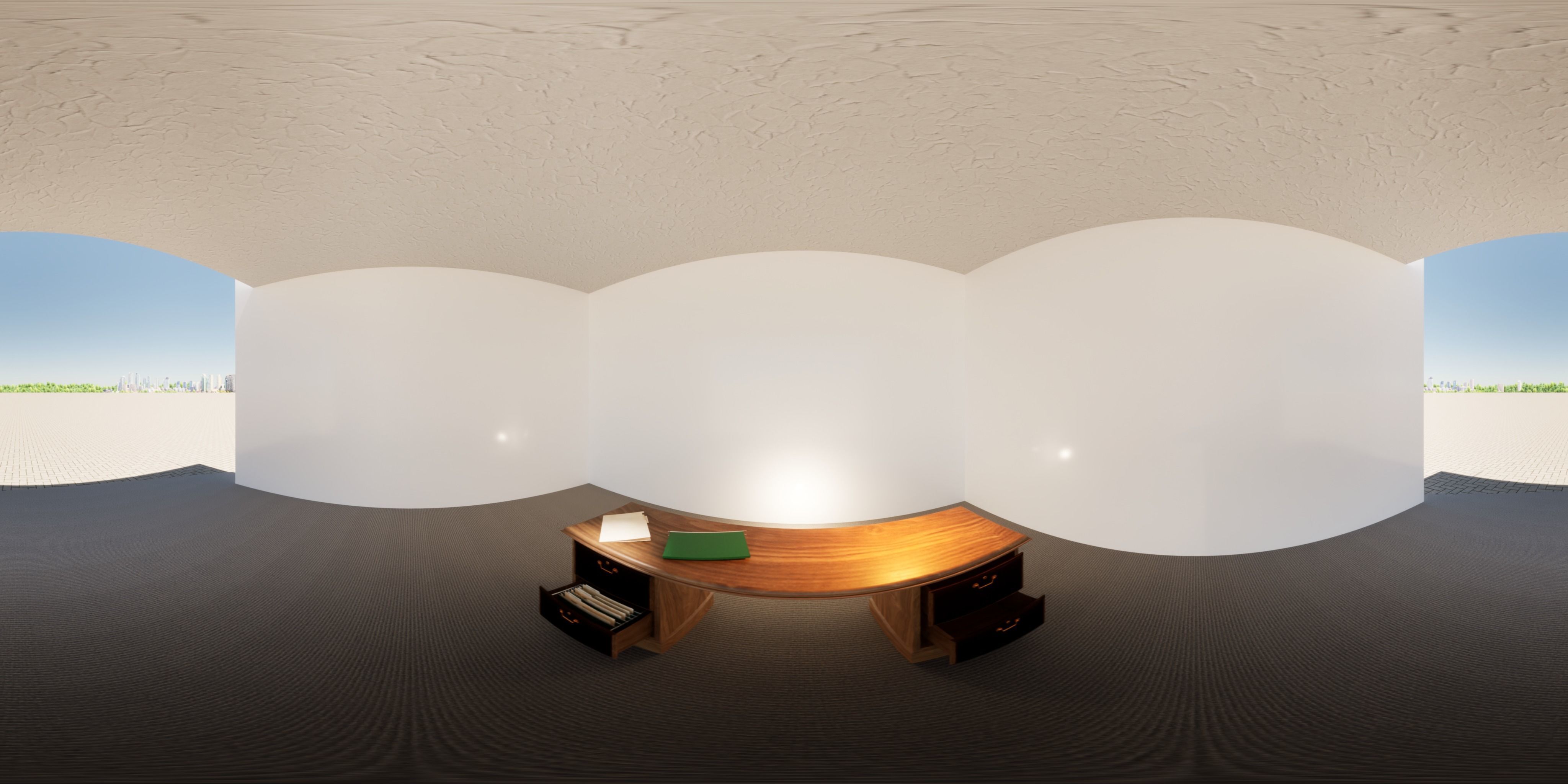 3D Credenza Asset Demo 3D model_9