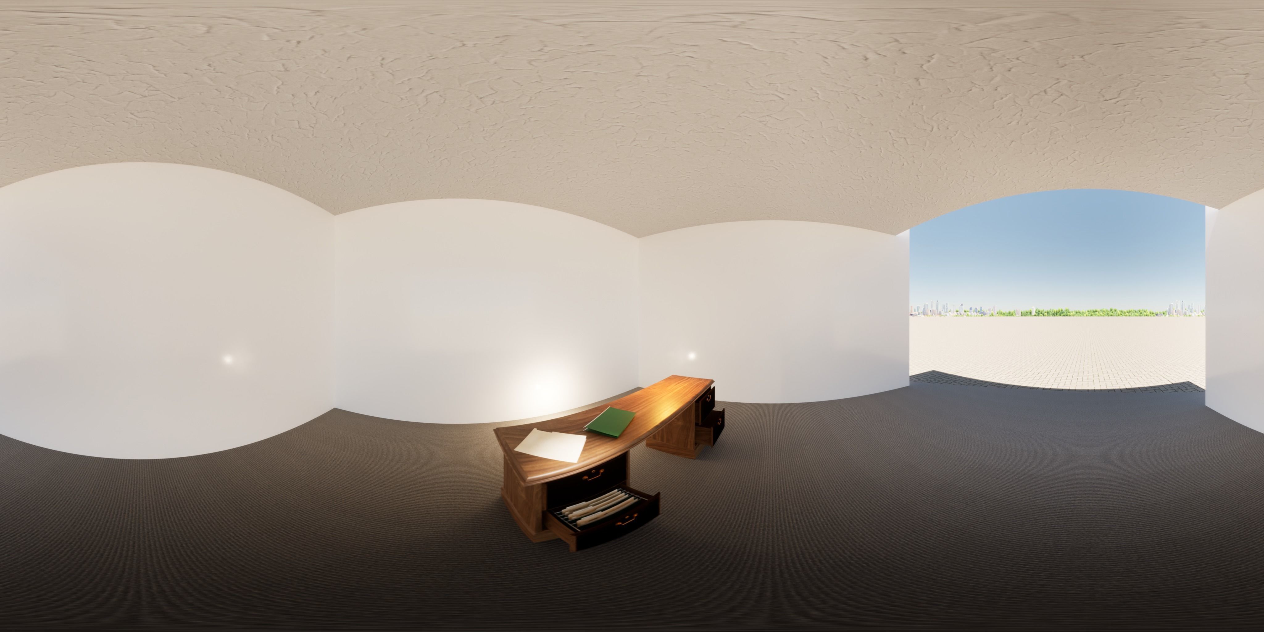 3D Credenza Asset Demo 3D model_8