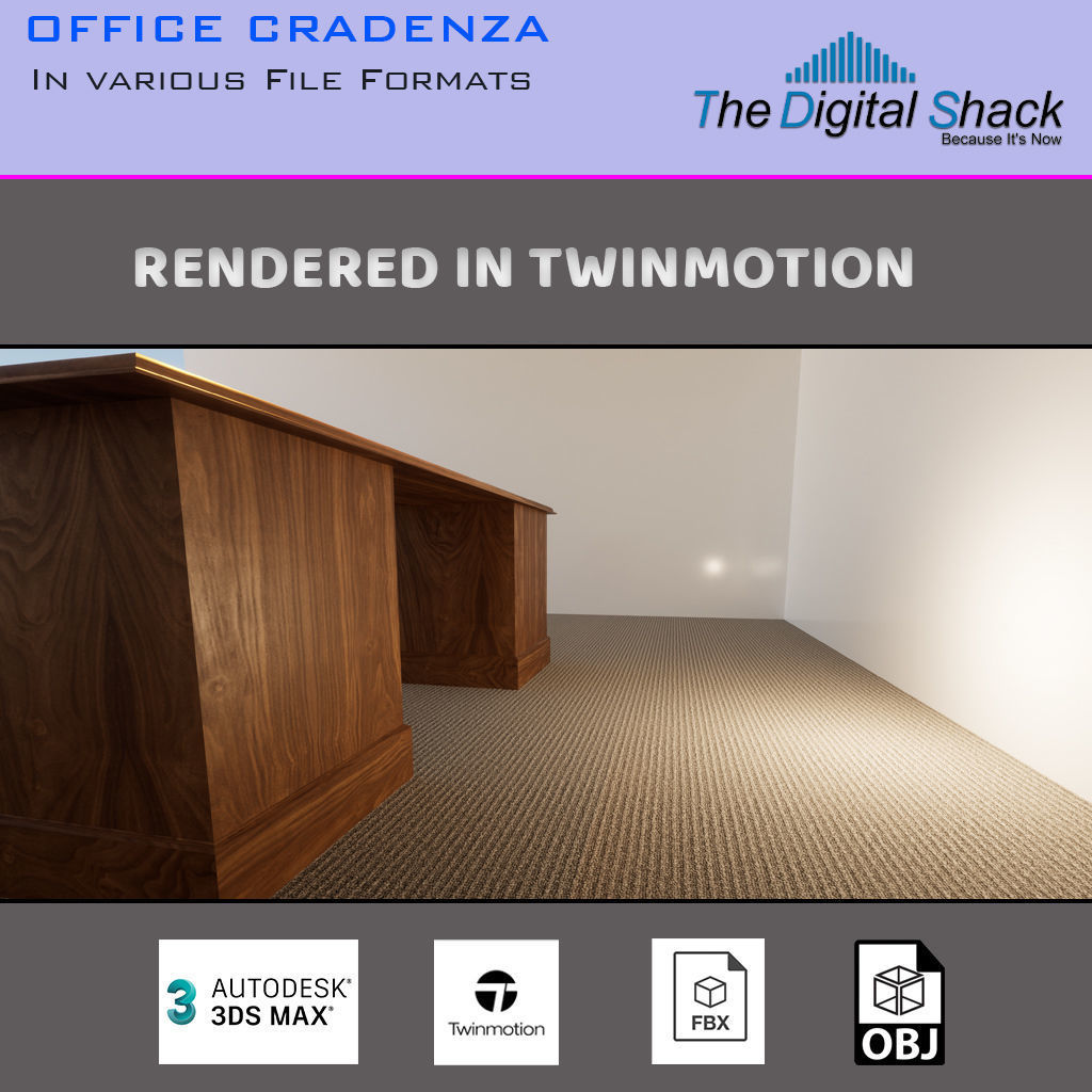 3D Credenza Asset Demo 3D model_7