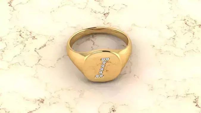 Alphabet Jewelry Ring I
