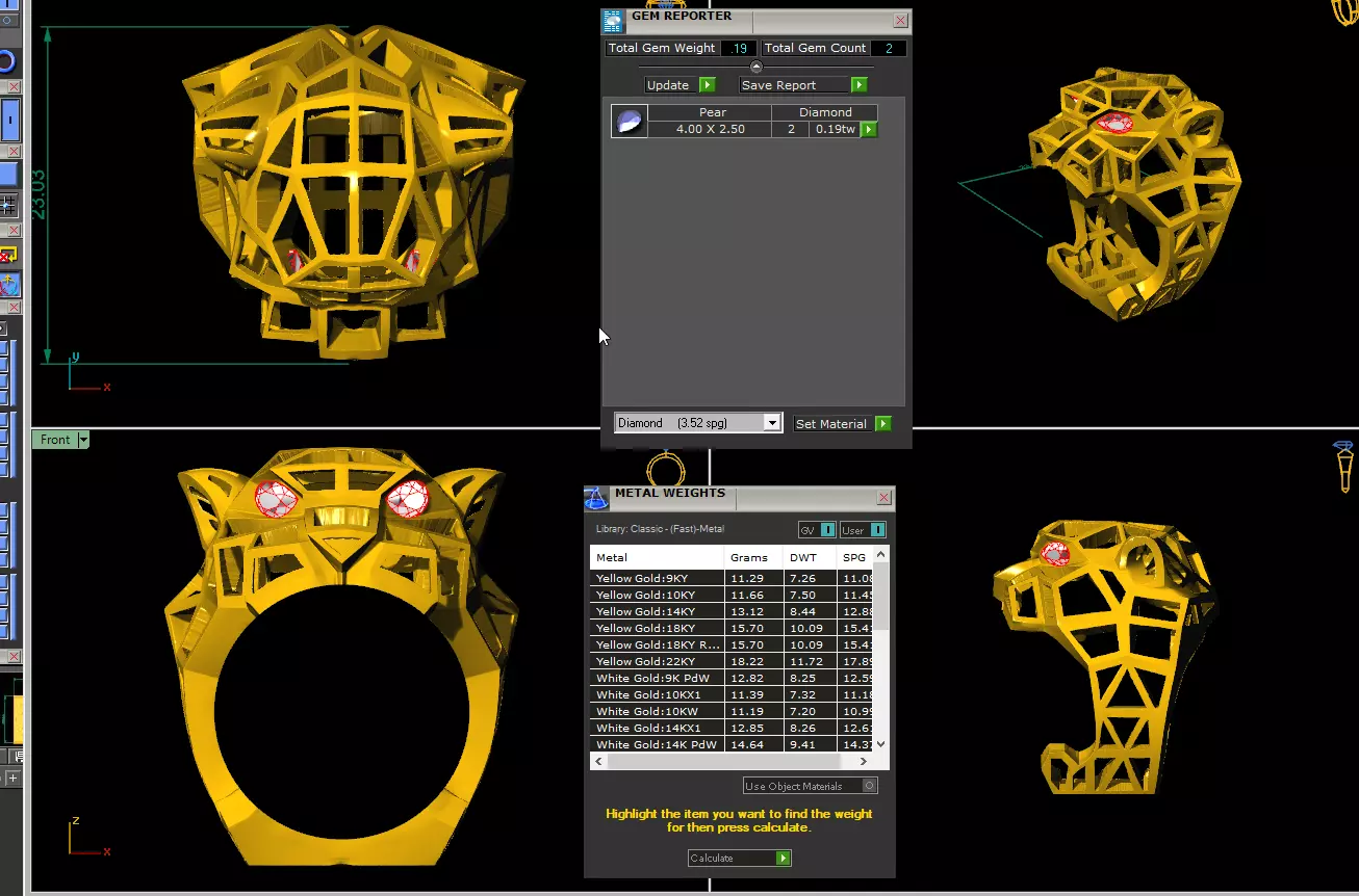ring most beautiful 3D print model