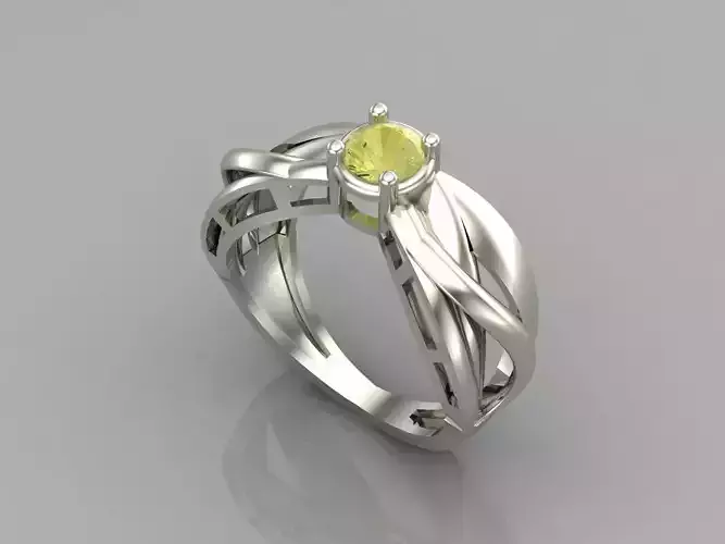 Single Stone Women Rings 3DM Render Files Machine Ready 21