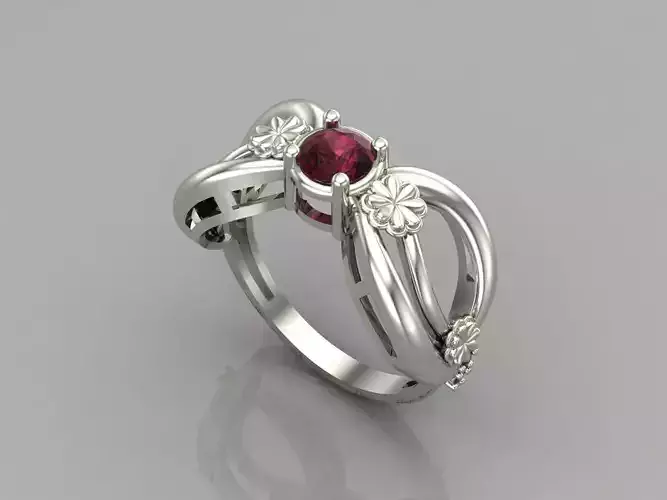 Single Stone Women Rings 3DM Render Files Machine Ready 20