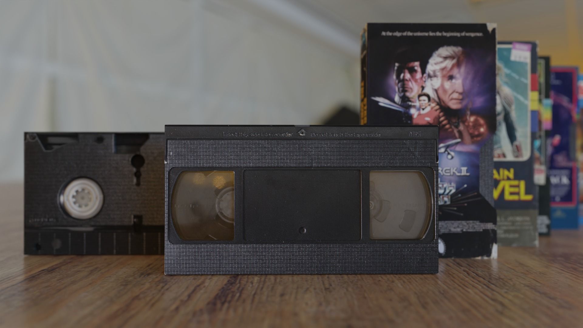 Video VHS Tape with assorted vintage box covers 3D model_2