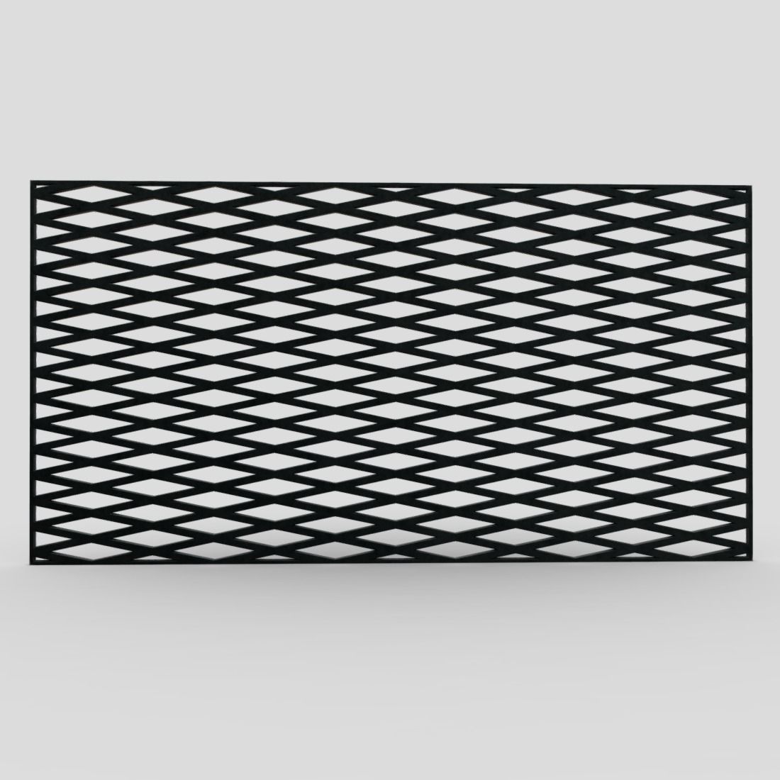 Grill Mesh Low-poly 3D model_3