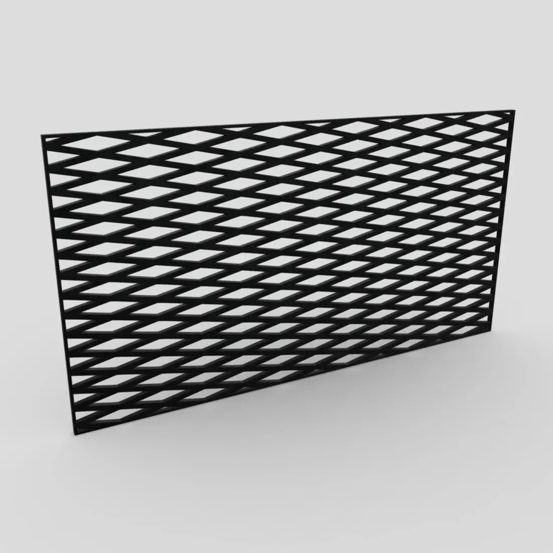 Grill Mesh Low-poly 3D model_0