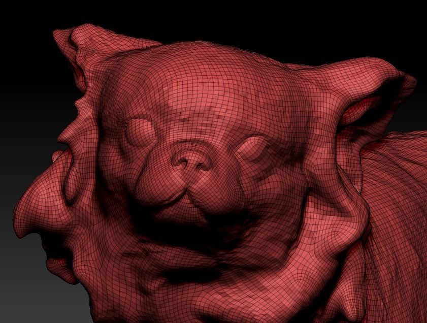 Chihuahua dog 24 Low-poly 3D model_8