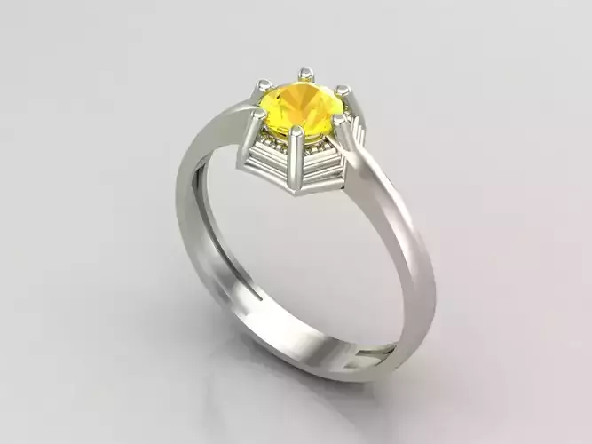 Single Stone Women Rings 3DM Render Files Machine Ready 1