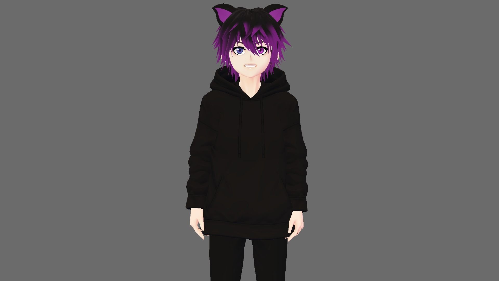 3d Low Poly Male avatar for Gaming Vtubing VRchat and Quest  Low-poly 3D model_3