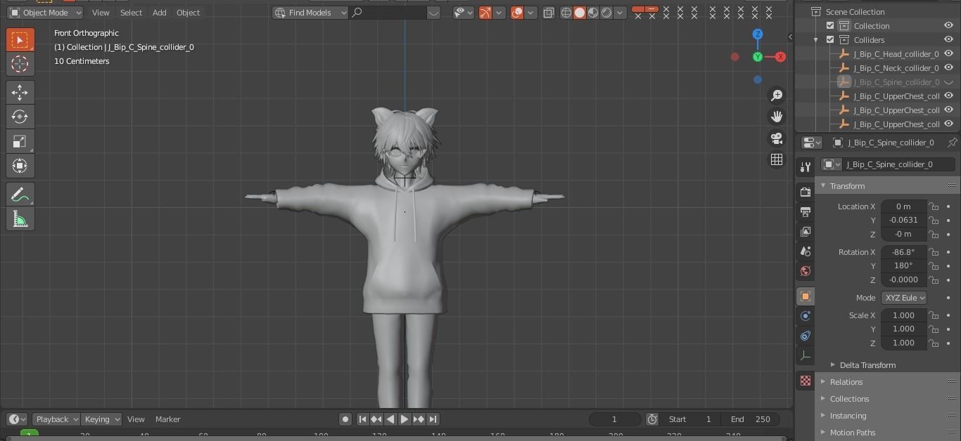 3d Low Poly Male avatar for Gaming Vtubing VRchat and Quest  Low-poly 3D model_6