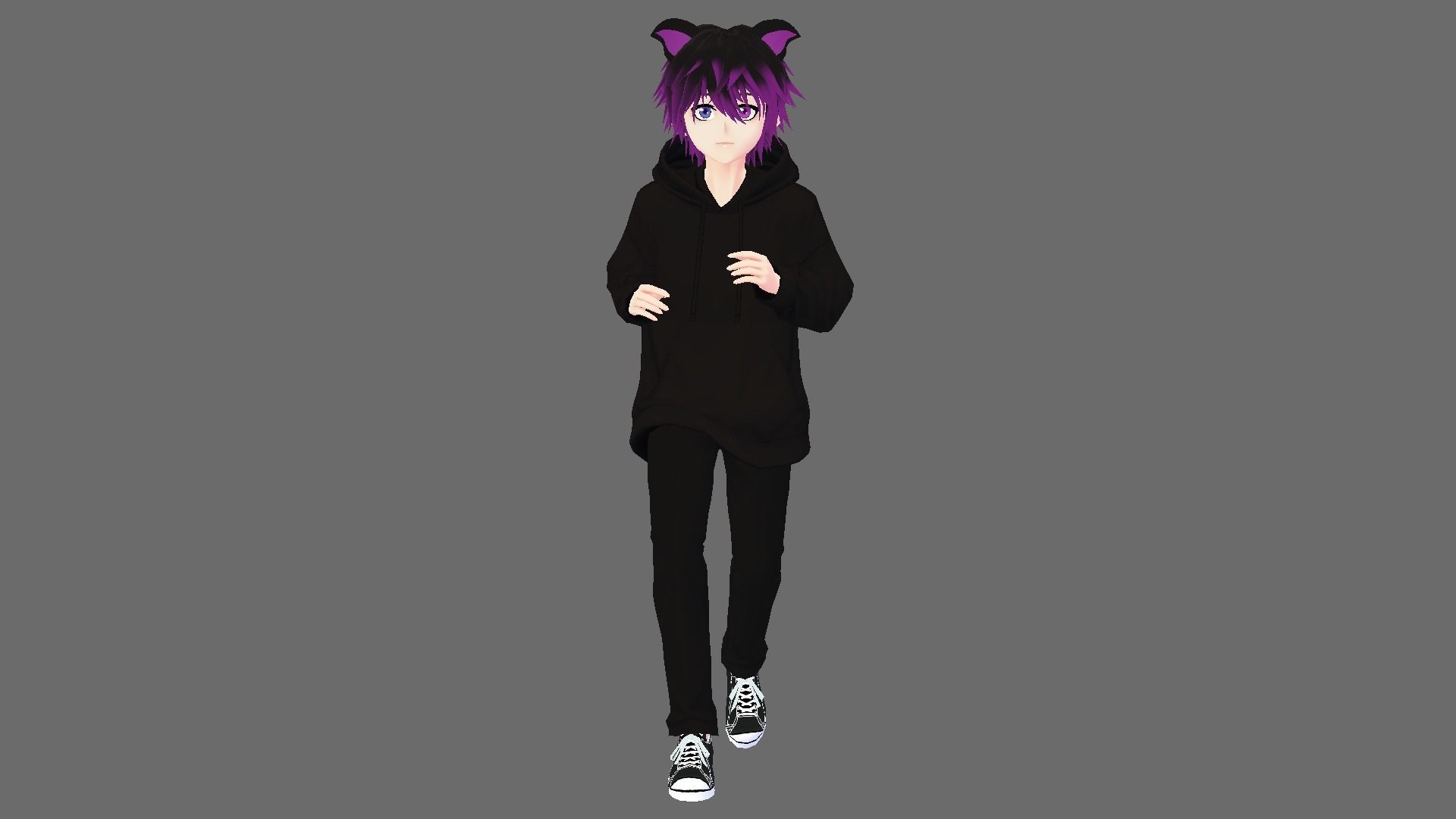 3d Low Poly Male avatar for Gaming Vtubing VRchat and Quest  Low-poly 3D model_2