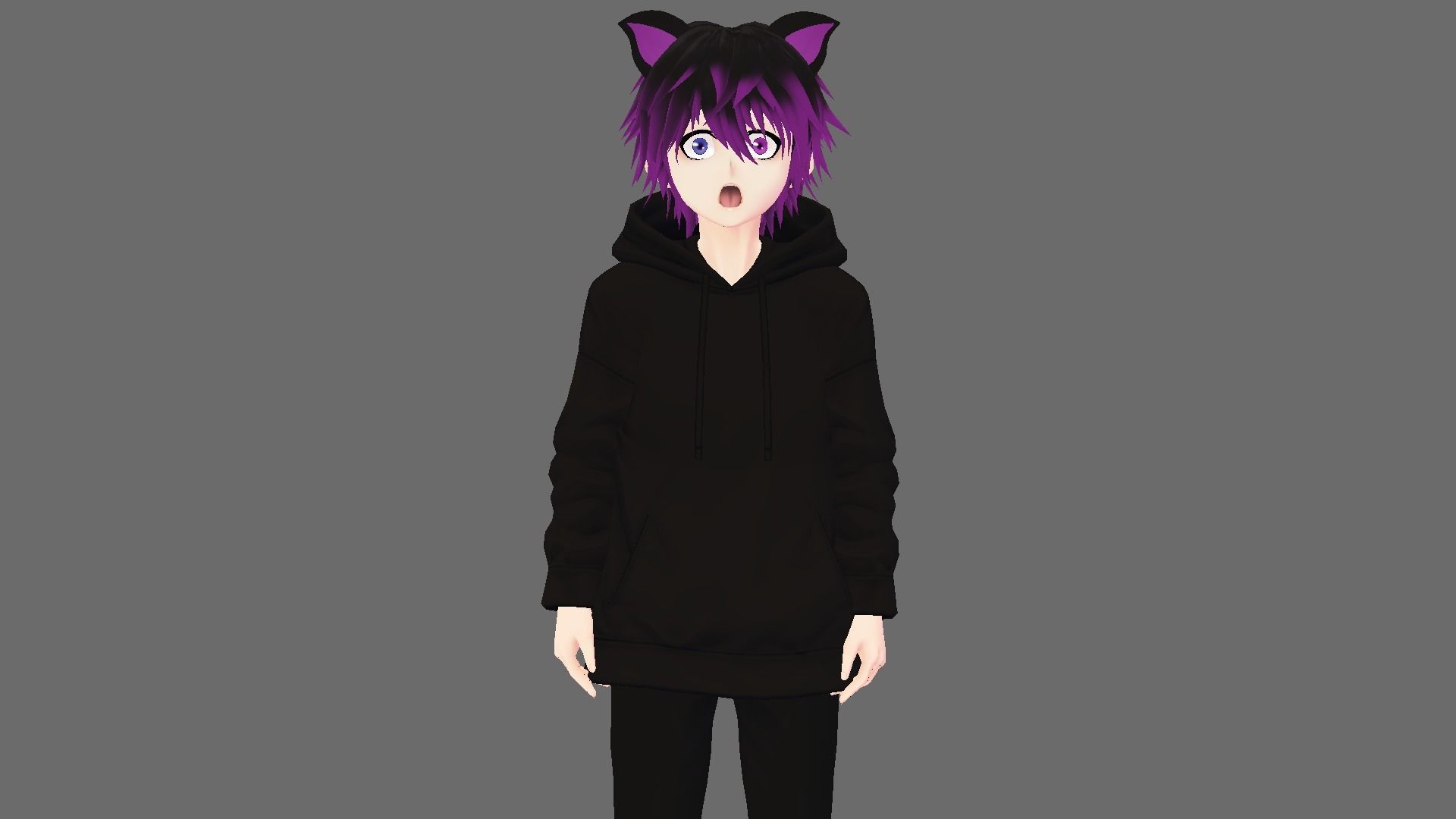 3d Low Poly Male avatar for Gaming Vtubing VRchat and Quest  Low-poly 3D model_5