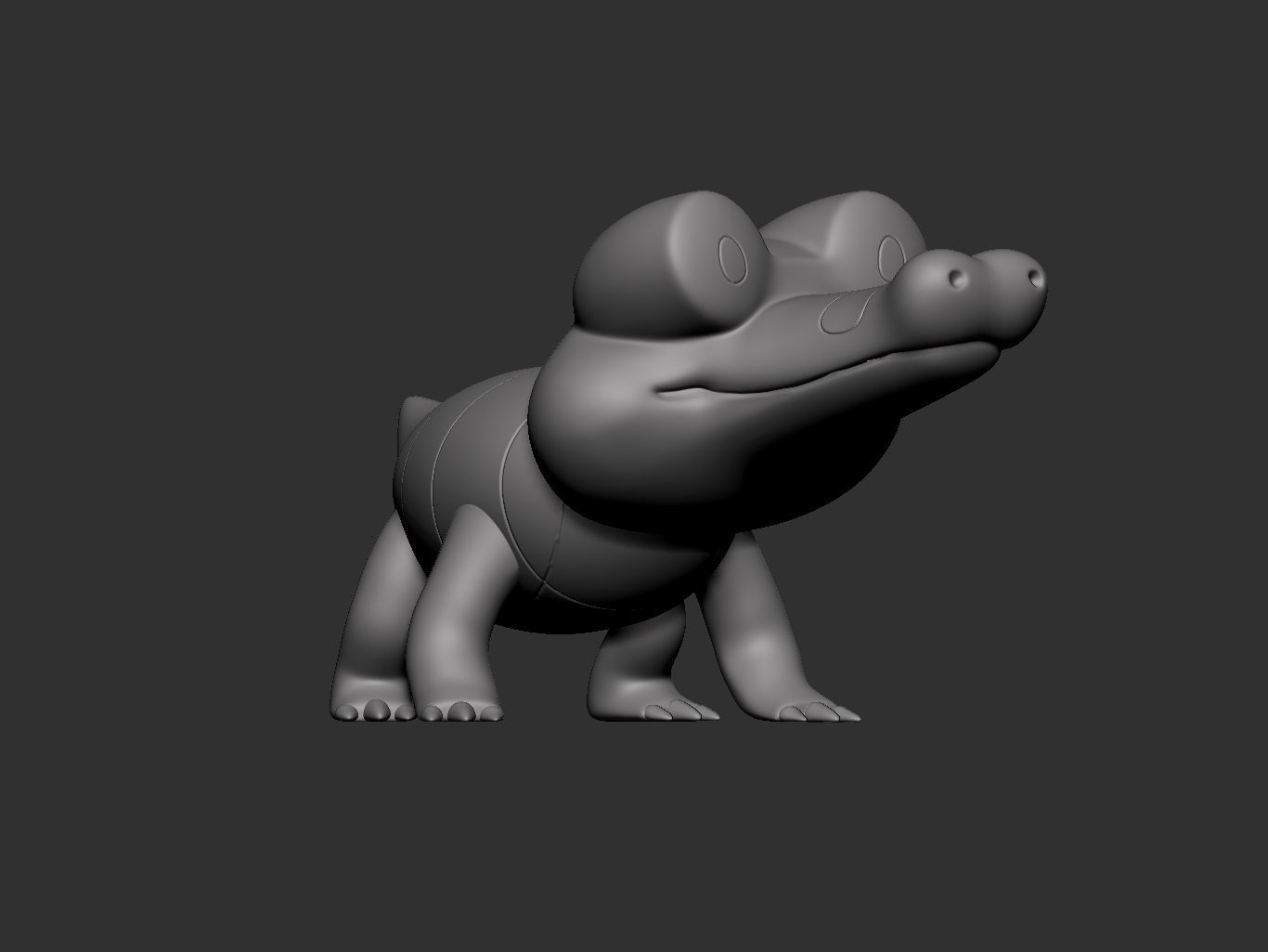 pokemon sandile evolution pack 3D print model_7