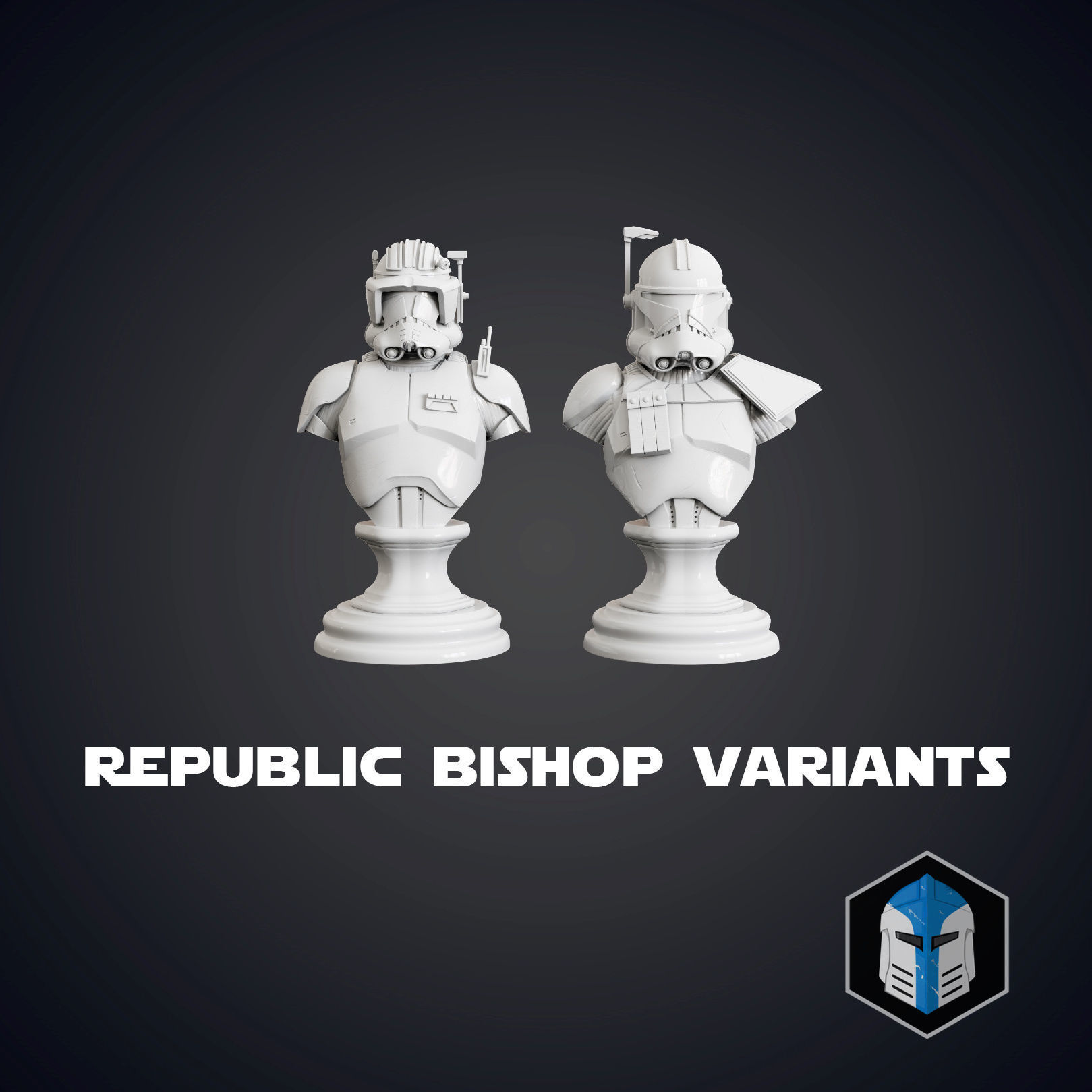 Clone Wars Chess Set - 3D Print Files 3D print model_5