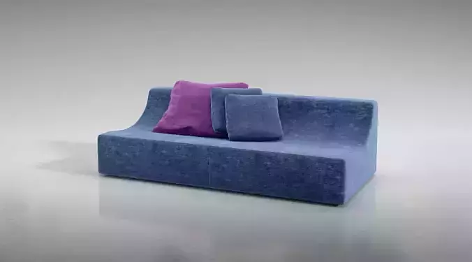 Stylish Softy Blue Sofa