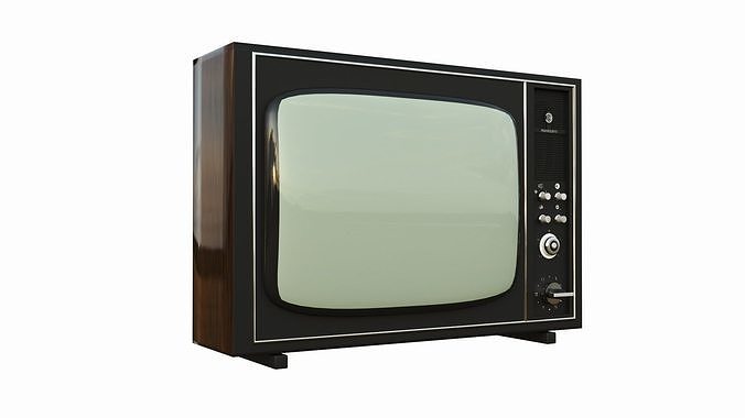 Old soviet TV Rekord-B312 3D model
