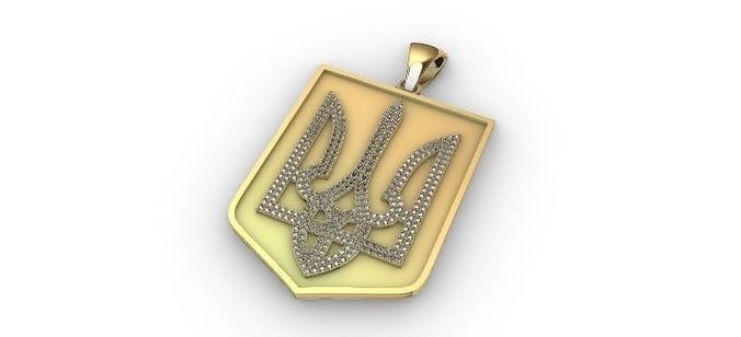 Ukraina Pendant 3D print model