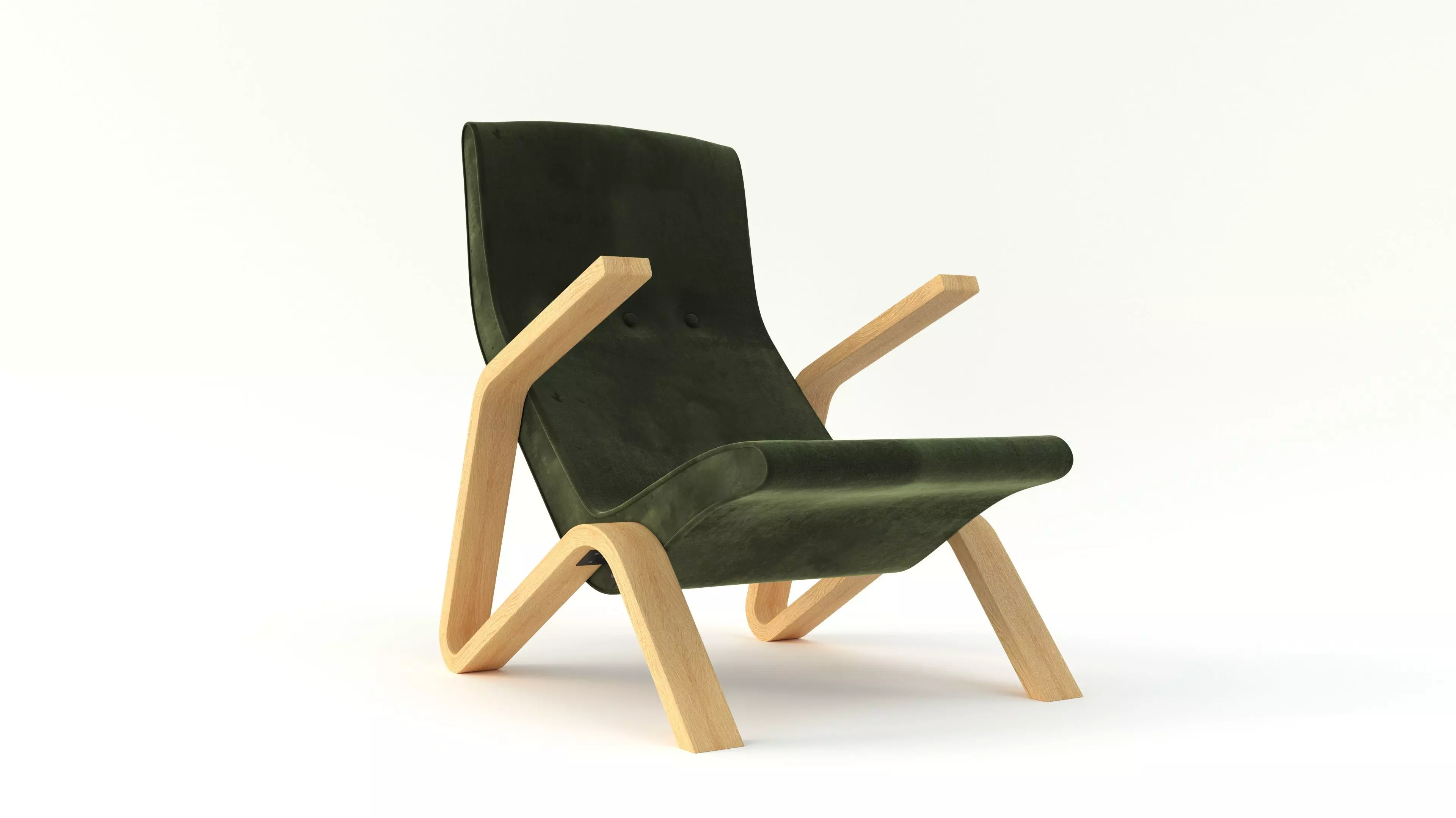 Modern chair 3D model_0