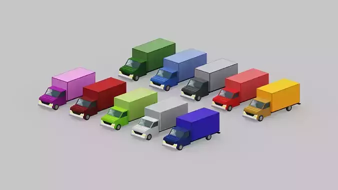  Voxel Truck Pack