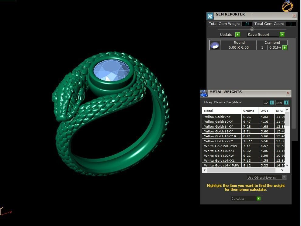 Snake coiled around a finger 3D print model_6
