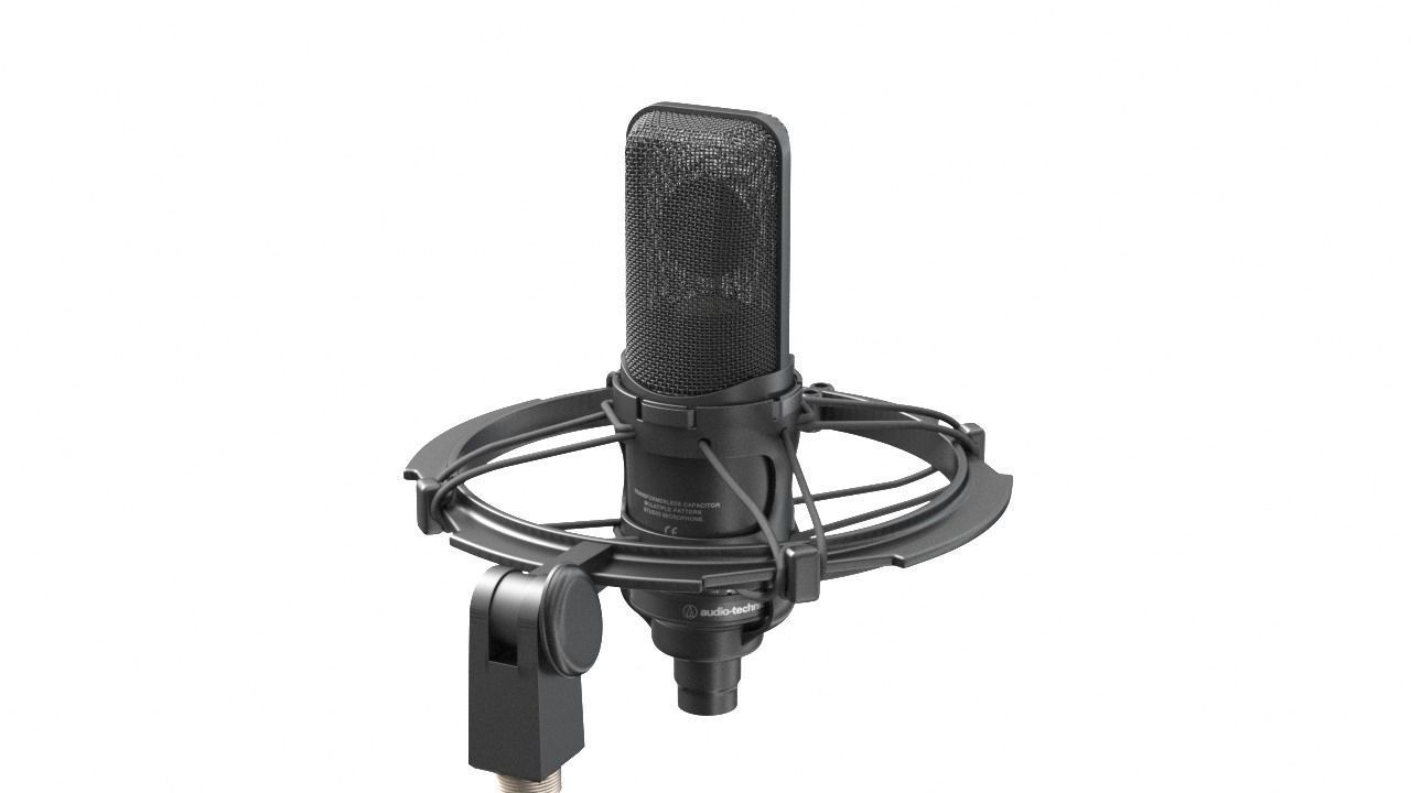 Audio-technica AT4050 condenser microphone recording microphone 3D model_22
