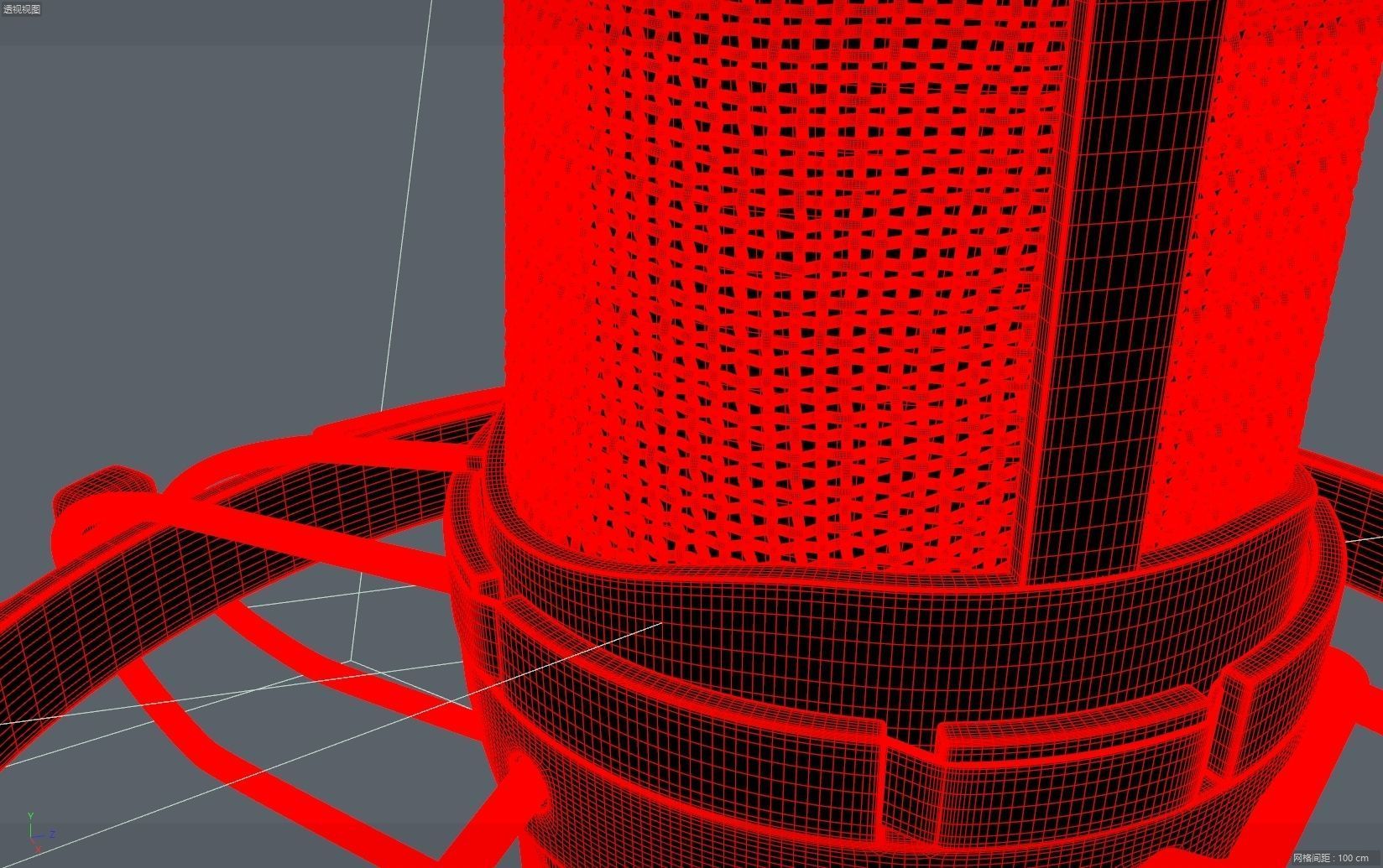 Audio-technica AT4050 condenser microphone recording microphone 3D model_72