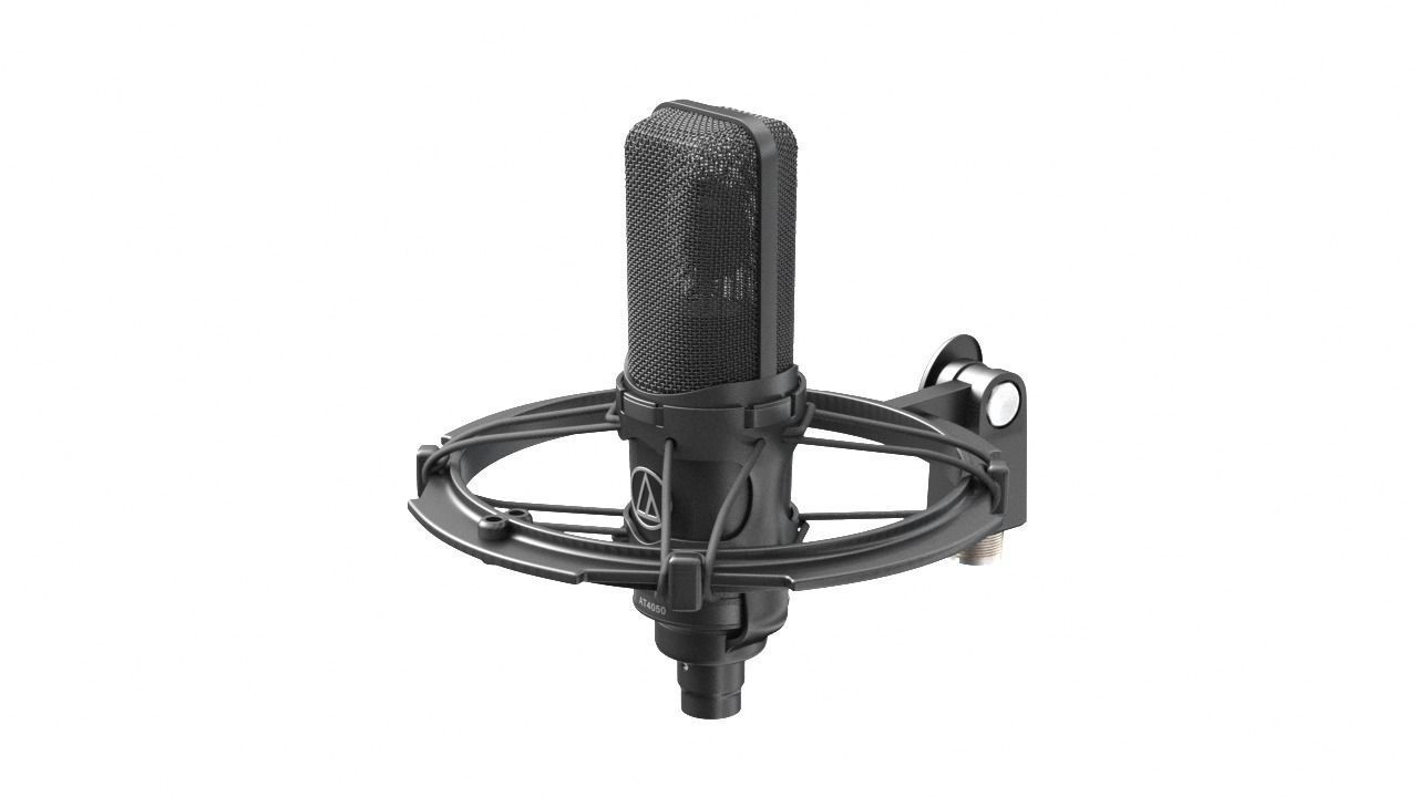 Audio-technica AT4050 condenser microphone recording microphone 3D model_34