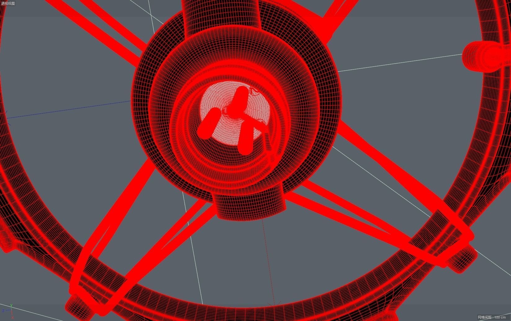 Audio-technica AT4050 condenser microphone recording microphone 3D model_74