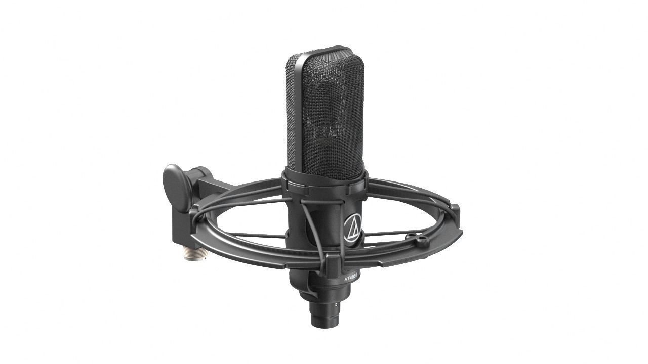 Audio-technica AT4050 condenser microphone recording microphone 3D model_16