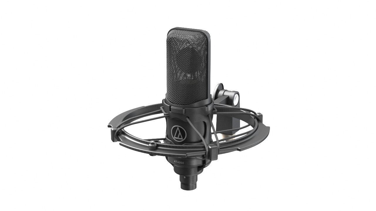 Audio-technica AT4050 condenser microphone recording microphone 3D model_10
